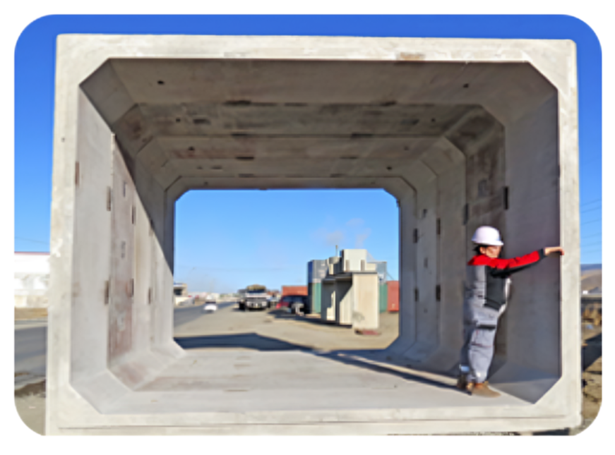 Reinforced concrete crossings ( Tunnels )